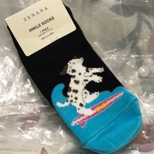 ZENANA Surfing Dalmatian - Black